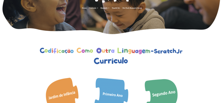 Currículo “Coding as Another Language” – ScratchJr, disponível em Português